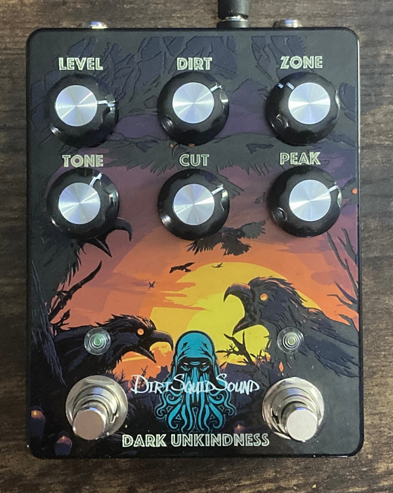.Dark Unkindness Overdrive & Q Filter Pedal.