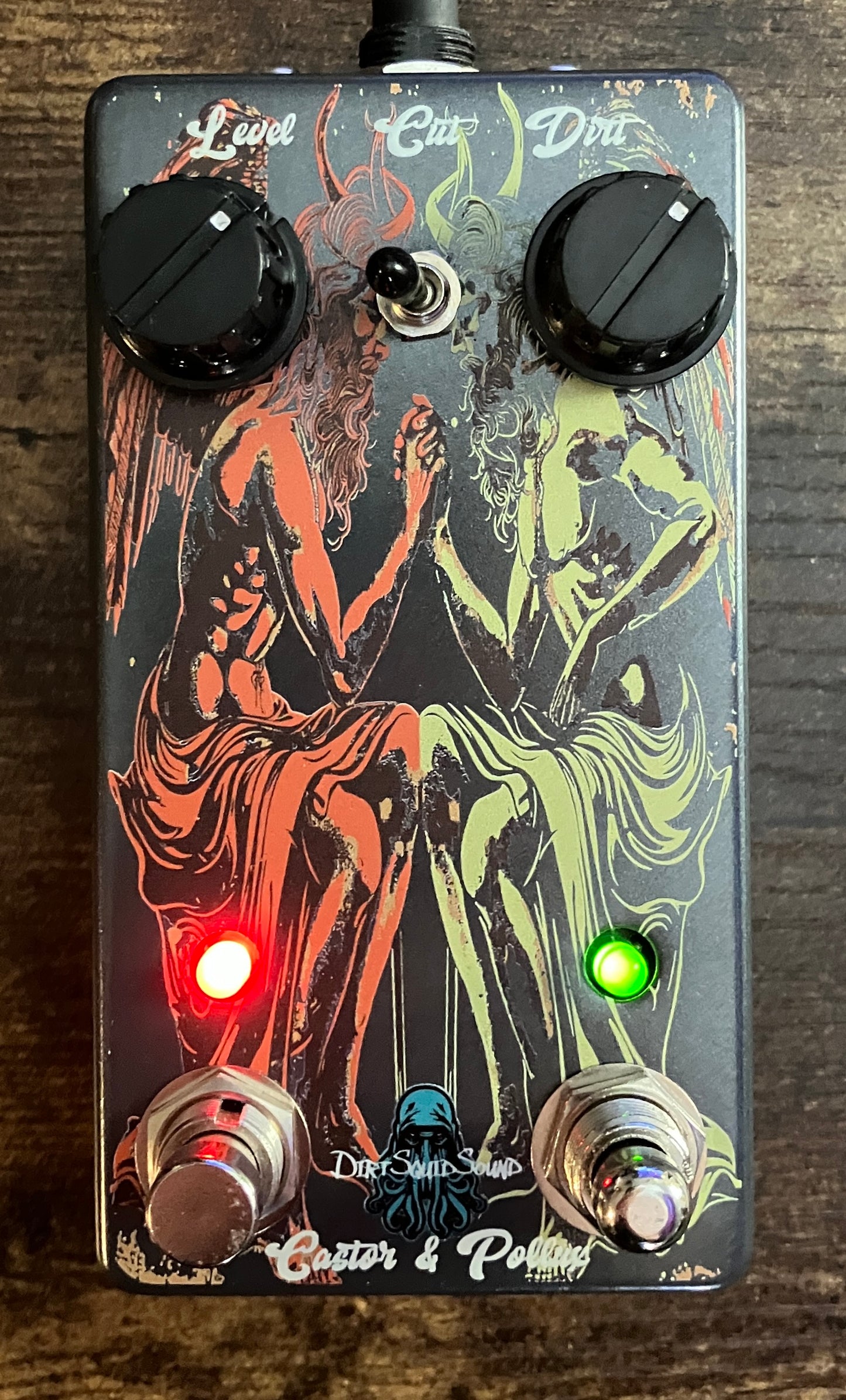 .Castor & Pollux Low Gain Fuzz & Octave Pedal.
